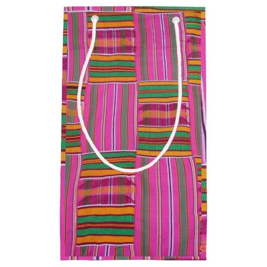 African Pattern Small Gift Bag Klein Cadeauzakje (Voorkant)