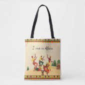 African Pattern Tote Bag | Ankara Print | Cultural (Voorkant)