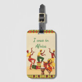 African Pattern Tote Bag | Ankara Print | Cultural Bagagelabel (Voorkant (verticaal))