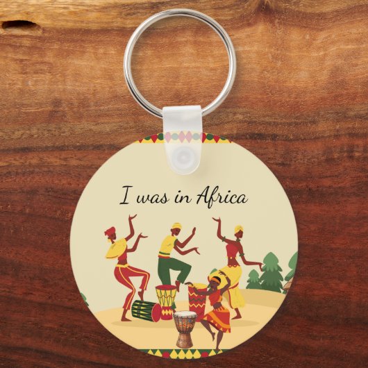 African Pattern Tote Bag | Ankara Print | Cultural Sleutelhanger (Voorkant)