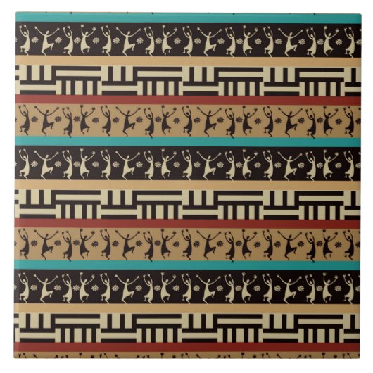 African patterns-18 tegeltje (Voorkant)