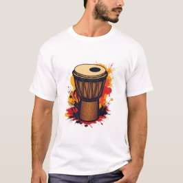 African Percussion Art T-shirt