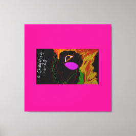 African Phoenix Rising  Canvas Afdruk