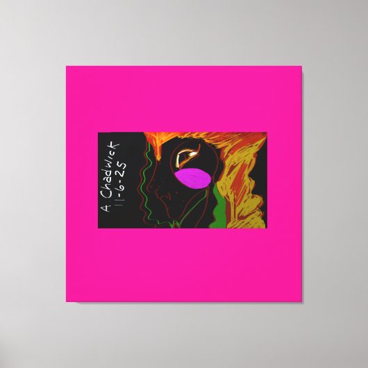 African Phoenix Rising Canvas Afdruk (Voorkant)