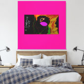 African Phoenix Rising Canvas Afdruk (Insitu (Slaapkamer))
