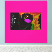 African Phoenix Rising Canvas Afdruk (Insitu (Houten vloer))