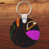 African Phoenix Rising Keychain (Voorkant)