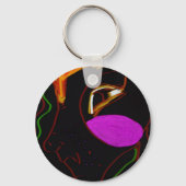 African Phoenix Rising Keychain (Achterkant)