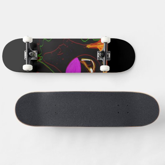 African Phoenix Rising Skateboard (Horizontaal)
