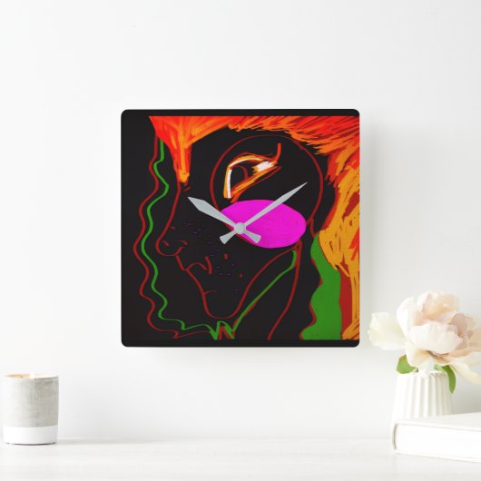 African Phoenix Rising  Vierkante Klok (Huis)