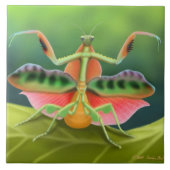 African Praying Mantis Tile Tegeltje (Voorkant)
