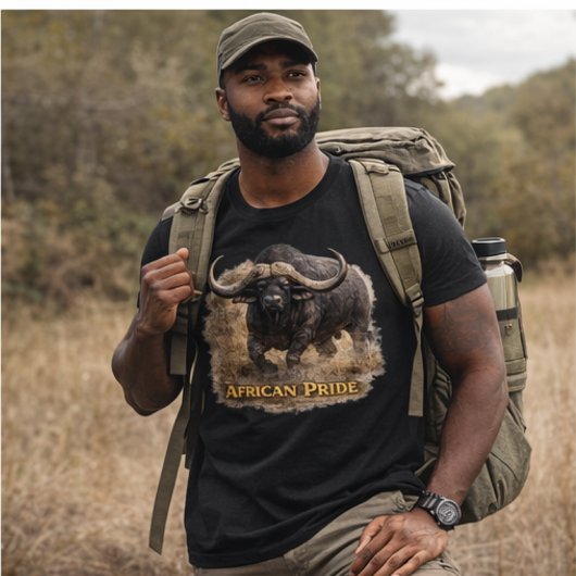 African Pride Buffalo | Kaapse buffelsterkte Tri-Blend Shirt