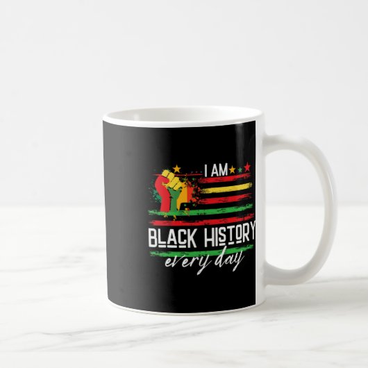 African Pride Juneteenth Black History Month Koffiemok (Rechts)