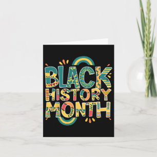 African Pride Mannen Black History Month 24 7 Bhm Kaart