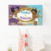 African Prince of Princess Paarse & Blauw Elegant Spandoek (Insitu)