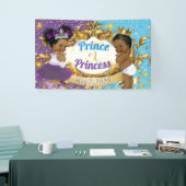 African Prince of Princess Paarse & Blauw Elegant Spandoek (Beurs)