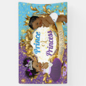 African Prince of Princess Paarse & Blauw Elegant Spandoek (Verticaal)