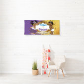 African Prince of Princess Paarse & Gold Elegant Spandoek (Insitu)