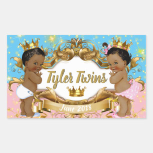 African Prince/Princess Royal Color Block Stickers