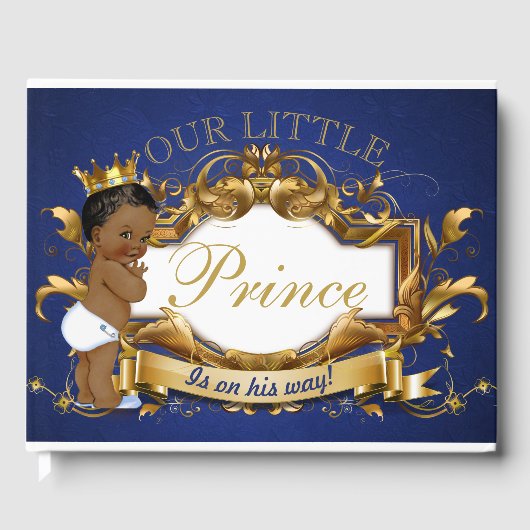 African Prince Royal Baby shower Gastenboek (Voorkant)
