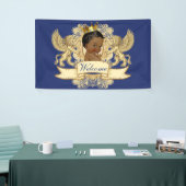 African Prince Royal Baby shower Welcome Banner (Beurs)