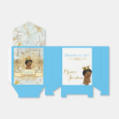 African Prince Royal Blue|FANCY Baby shower Tent Bedankdoosjes (Uitgevouwen)