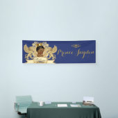 African Prince Royal Blue|Gold Elegant Spandoek (Beurs)