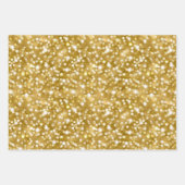 African Prince Royal Blue & Gold Glitter Fancy Inpakpapier Vel (Voorkant 2)