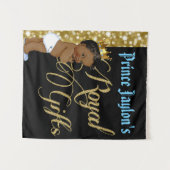 African Prince Royal Gifts Gold Glitter Wandkleed (Voorkant (horizontaal))