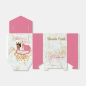 African Princess Fancy Roze|Goud 1e Verjaardag Bedankdoosjes (Uitgevouwen)