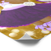 African Princess Paars & Gold|Royal Sweets Event Poster (Hoek)