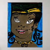African Princess Print, Value Poster  (Semi-Gloss) (Voorkant)