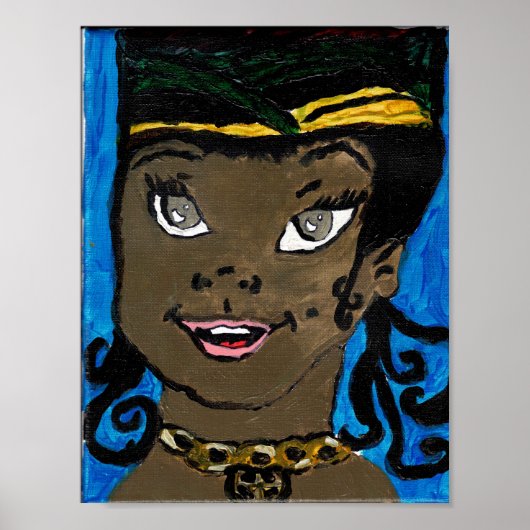 African Princess Print, Value Poster  (Semi-Gloss) (Voorkant)