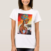 African Princess  vrouw T-shirt cadeau (Voorkant)