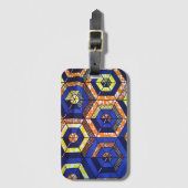 African Print Bagagelabel (Voorkant (verticaal))