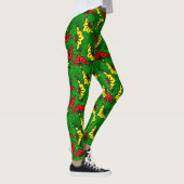 African Print Bold Ankara Floral gepatterd Leggings (Rechts)