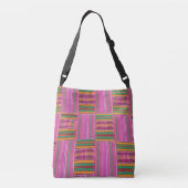 African Print Crossbody Bag Crossbody Tas (Achterkant)