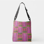 African Print Crossbody Bag Crossbody Tas (Voorkant)