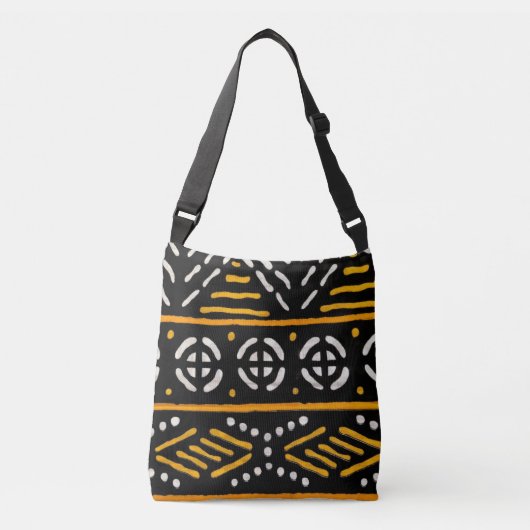 African Print Crossbody Bag Crossbody Tas (Voorkant)