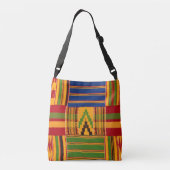 African Print Crossbody Bag Crossbody Tas (Achterkant)