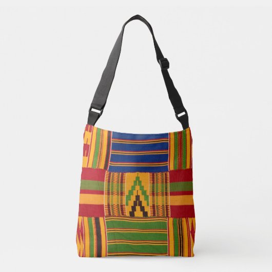 African Print Crossbody Bag Tas (Voorkant)