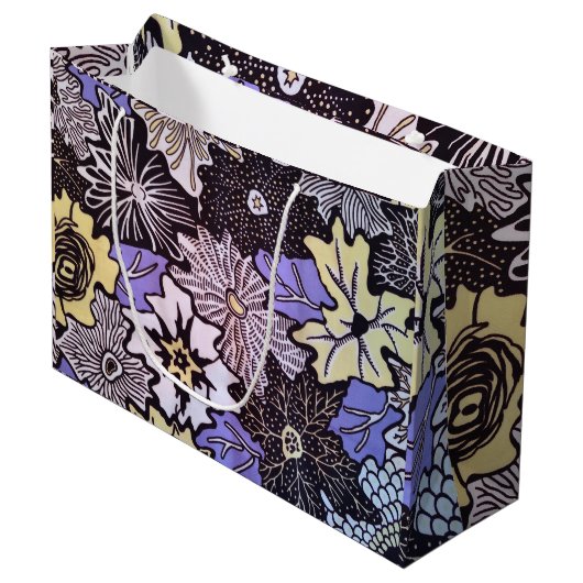 African Print Groot Cadeauzakje (Voorkant Gekanteld)