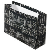 African Print Large Gift Bag Groot Cadeauzakje (Voorkant Gekanteld)