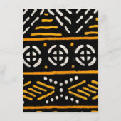 African Print Menu Kaart (Achterkant)