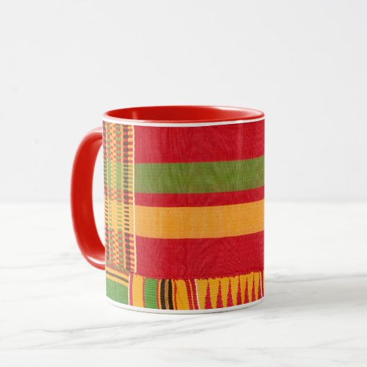 African Print Mok (Voorkant links)