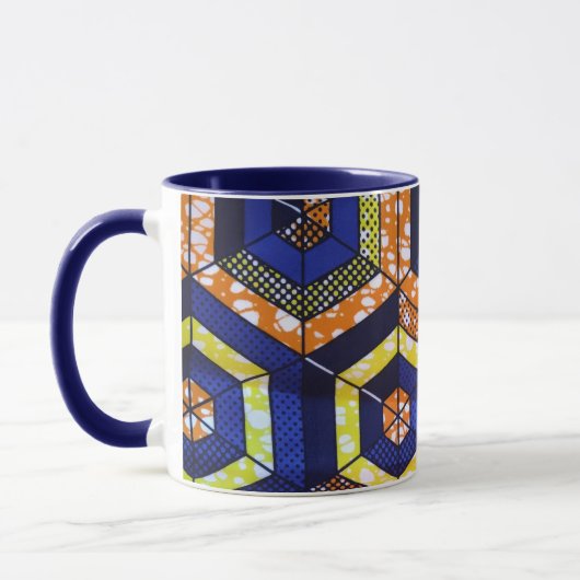 African Print Mug Mok (Links)