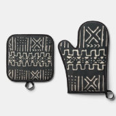 African Print Ovenwant & Pannenlap Set (Voorkant)