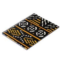 African Print Spiraal Gelijnd Notitieboek