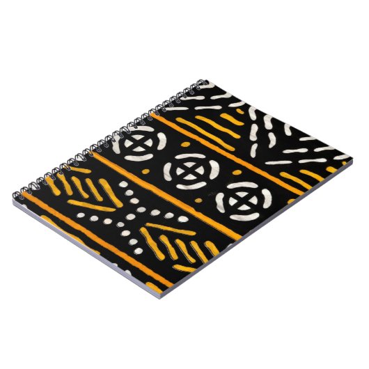 African Print Spiraal Gelijnd Notitieboek (Linkerzijde)