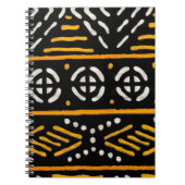 African Print Spiraal Gelijnd Notitieboek (Voorkant)